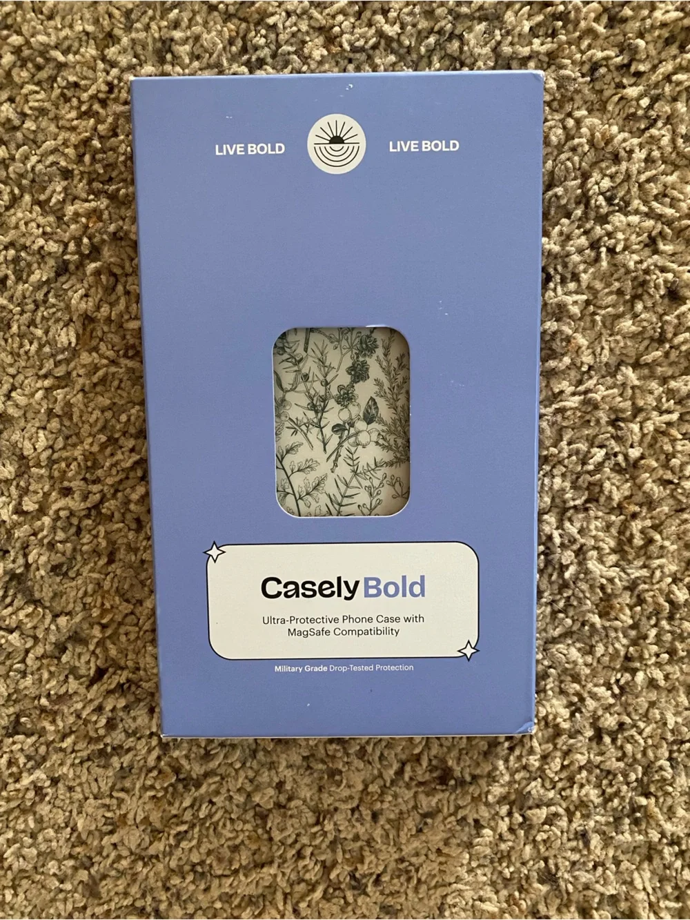 Casely Bold Sage Garden Green Floral Case iPhone 13